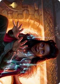 Birgi, God of Storytelling Art Card (Gold-Stamped Signature) [Kaldheim: Art Series] | Grognard Games
