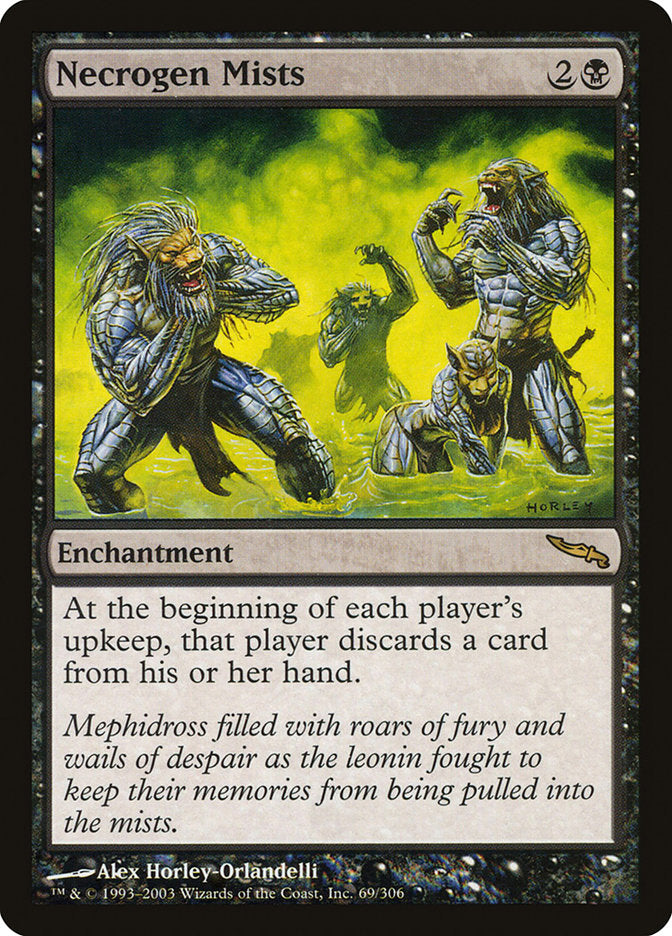 Necrogen Mists [Mirrodin] | Grognard Games