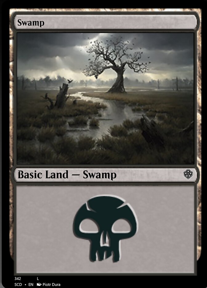 Swamp (342) [Starter Commander Decks] | Grognard Games