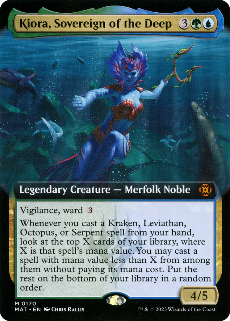 Kiora, Sovereign of the Deep (Extended Art) [March of the Machine: The Aftermath] | Grognard Games