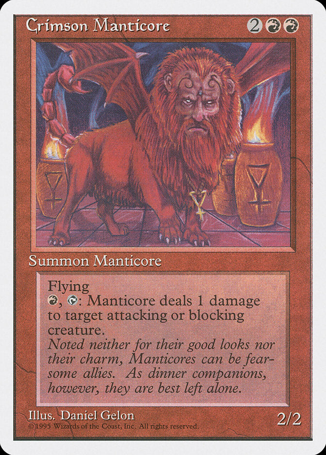 Crimson Manticore [Fourth Edition] | Grognard Games