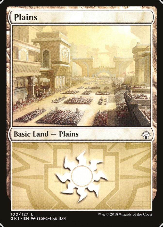 Plains (100) [Guilds of Ravnica Guild Kit] | Grognard Games