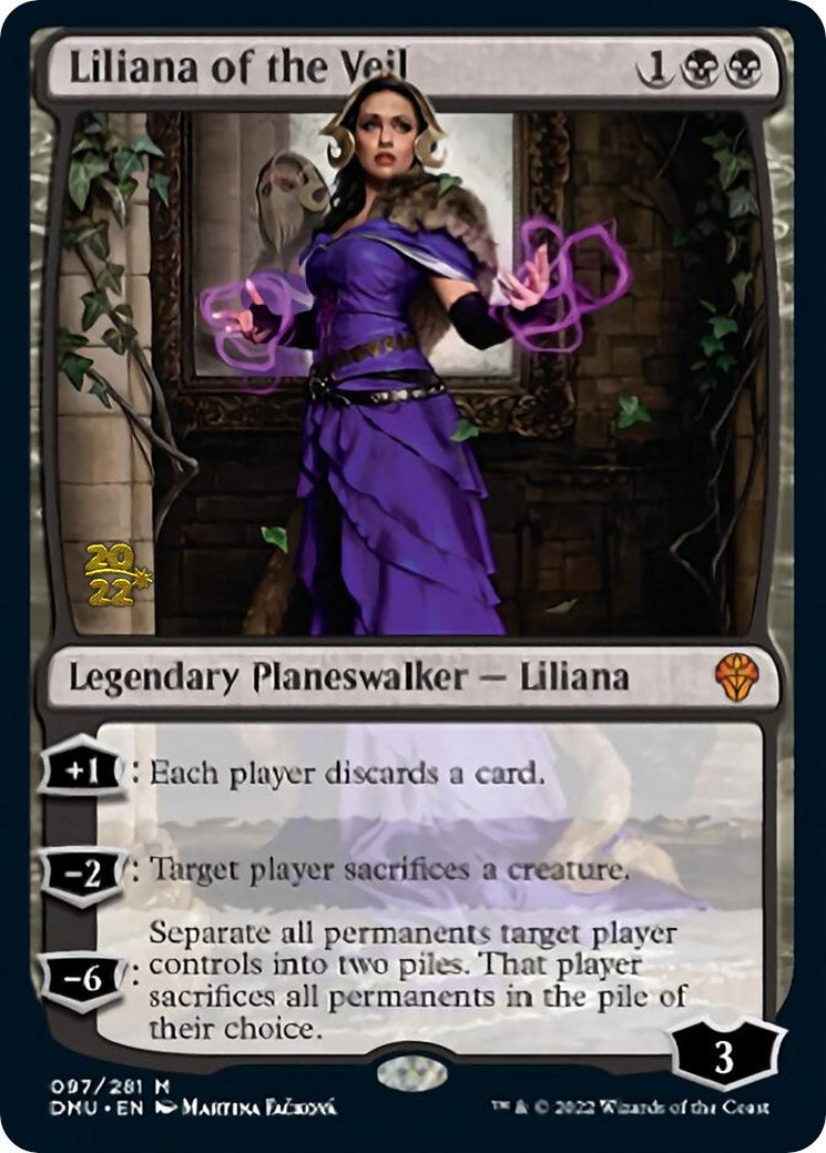 Liliana of the Veil [Dominaria United Prerelease Promos] | Grognard Games