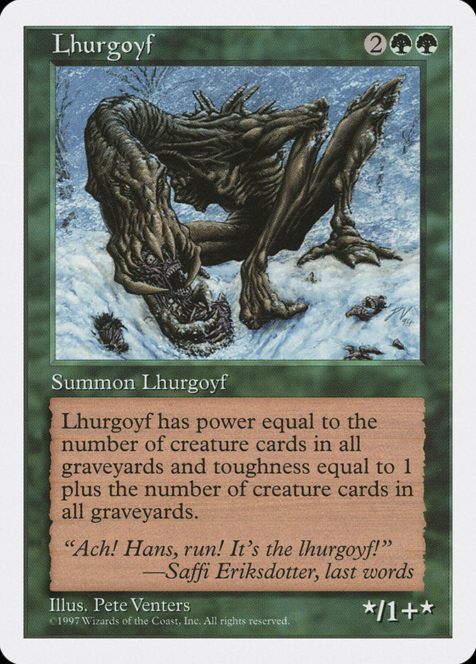 Lhurgoyf [Fifth Edition] | Grognard Games