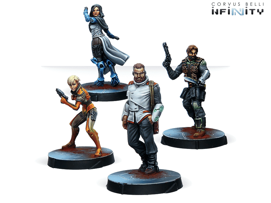 Agents of the Human Sphere. RPG Characters Set | Grognard Games