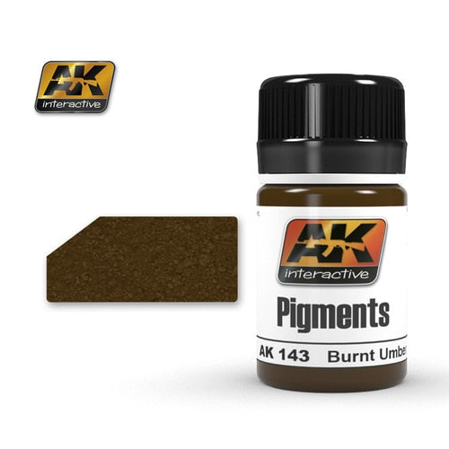 AK Burnt Umber pigment 35 mL | Grognard Games