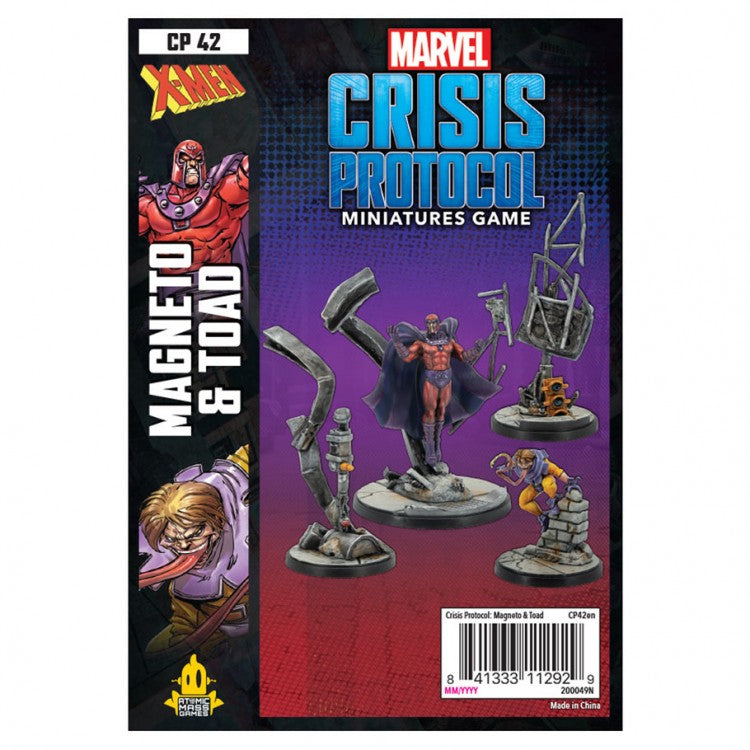 CP 42 Marvel Crisis Protocol: Magneto & Toad | Grognard Games