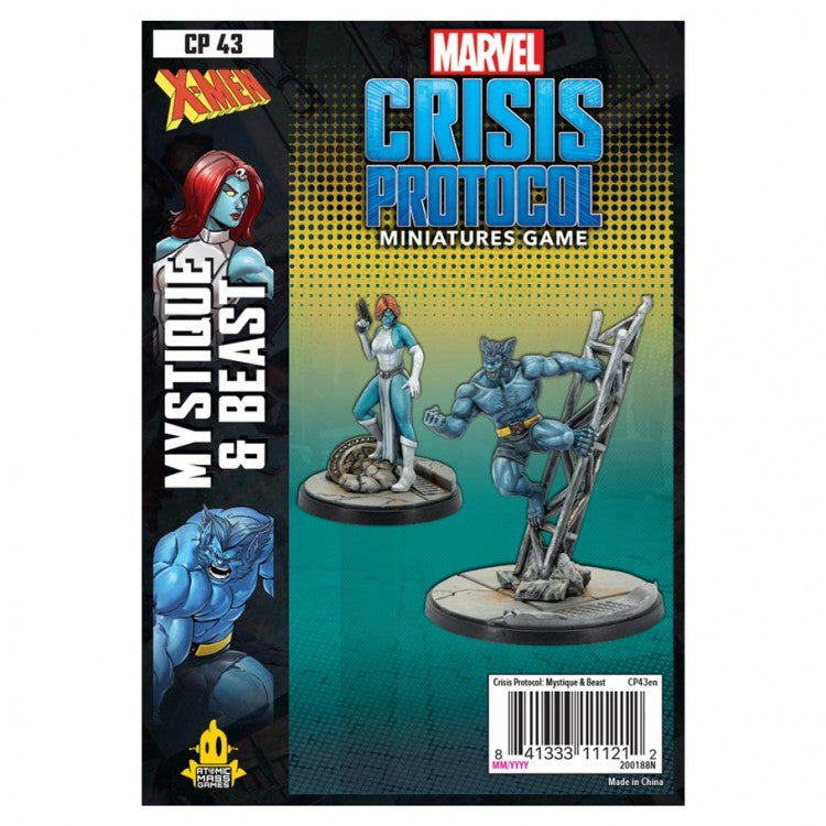 CP 43 Marvel Crisis Protocol: Mystique & Beast | Grognard Games