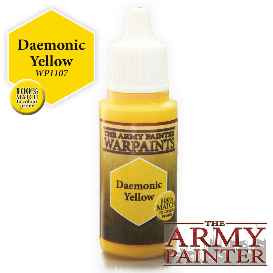 Army Painter Warpaints WP1107 Daemonic Yellow | Grognard Games