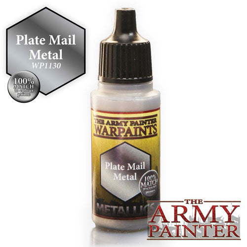 Army Painter Warpaints WP1130 Plate Mail Metal | Grognard Games