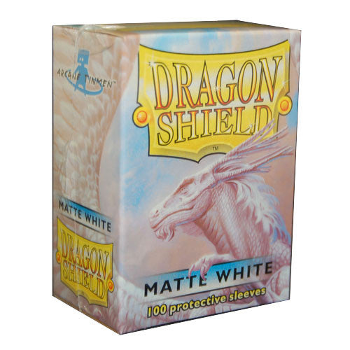 Dragon Shield Matte Sleeves - White | Grognard Games