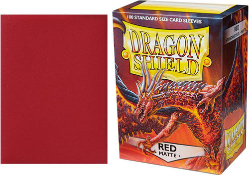 Dragon Shield Matte Red | Grognard Games