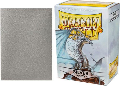 Dragon Shield Matte Silver | Grognard Games