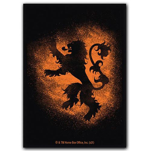 Dragon Shield Brushed Art Sleeves - House Lannister | Grognard Games