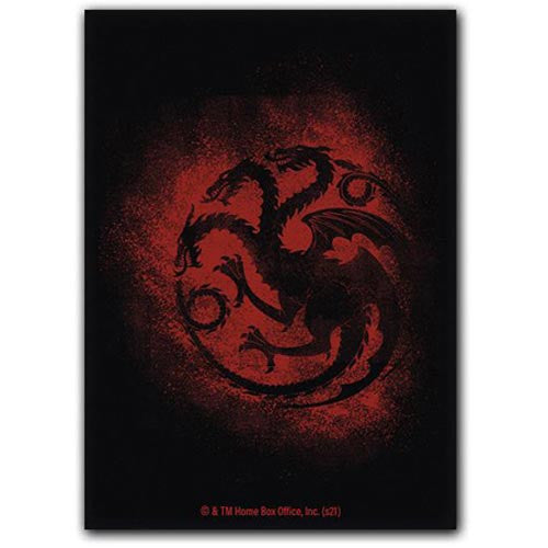 Dragon Shields House Targaryen Sleeves | Grognard Games