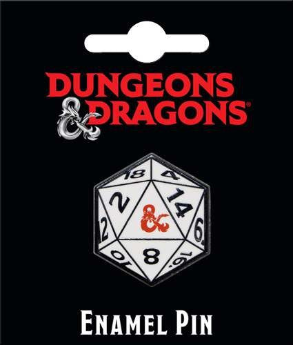 Dungeons and Dragons D20 Enamel Pin | Grognard Games