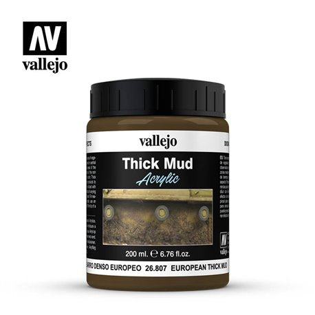 26.807 Acrylic Thick Mud 200 ml European Mud | Grognard Games