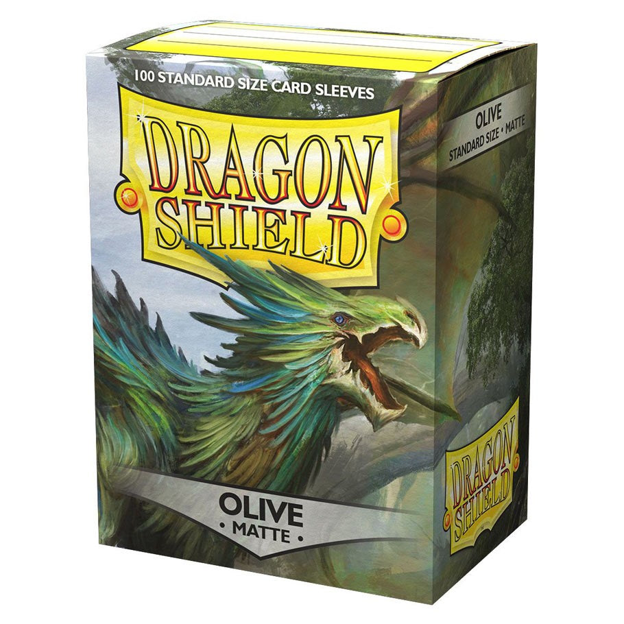 Dragon Shield Matte Olive | Grognard Games