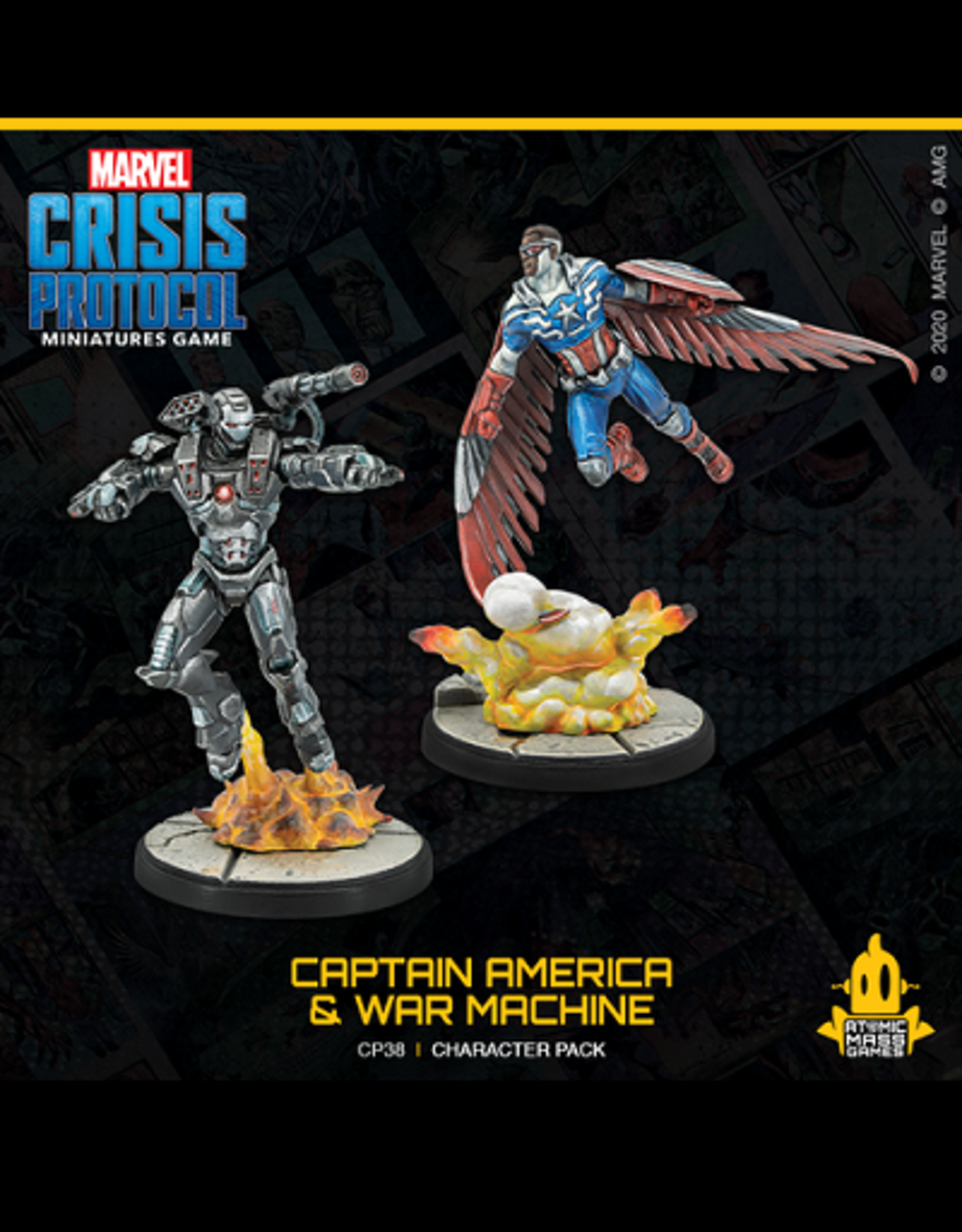 CP 38 Marvel Crisis Protocol: Captain America and War Machine | Grognard Games