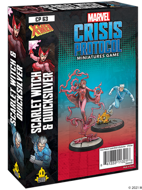 CP 63 Marvel Crisis Protocol: Scarlet Witch & Quicksliver | Grognard Games