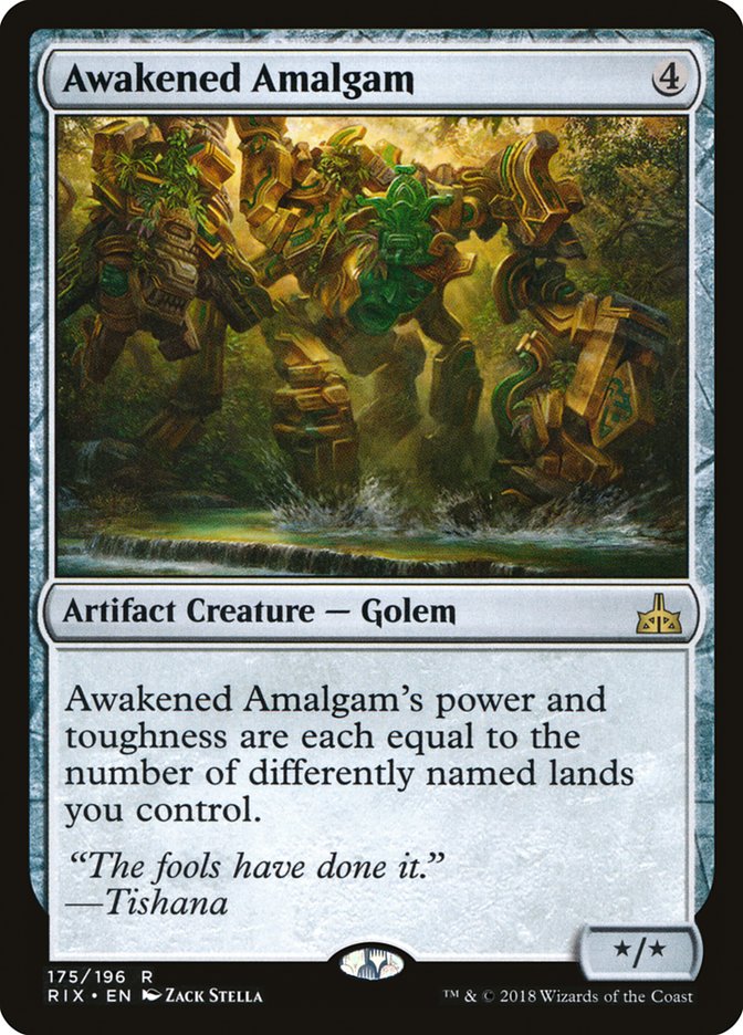 Awakened Amalgam [Rivals of Ixalan] | Grognard Games