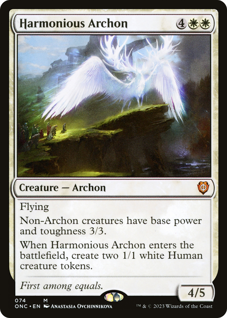 Harmonious Archon [Phyrexia: All Will Be One Commander] | Grognard Games