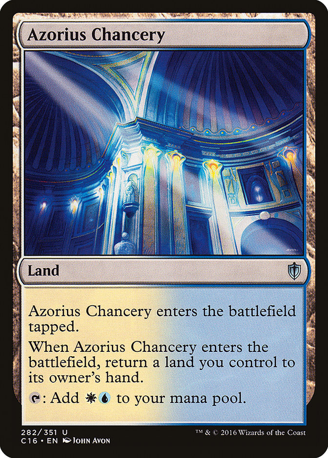 Azorius Chancery [Commander 2016] | Grognard Games