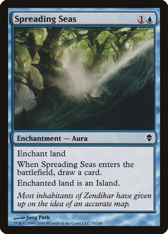 Spreading Seas [Zendikar] | Grognard Games