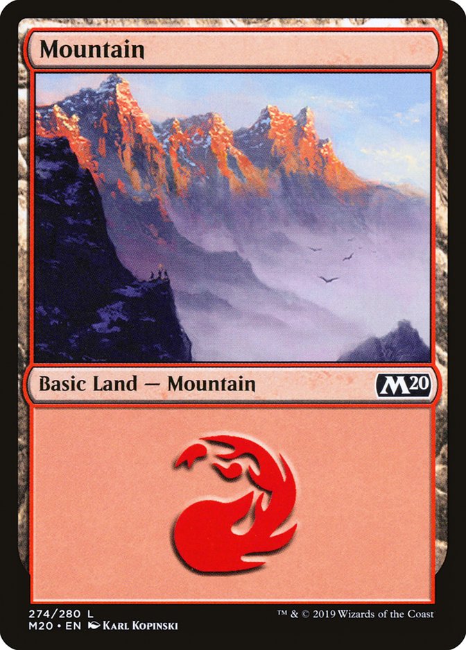 Mountain (274) [Core Set 2020] | Grognard Games