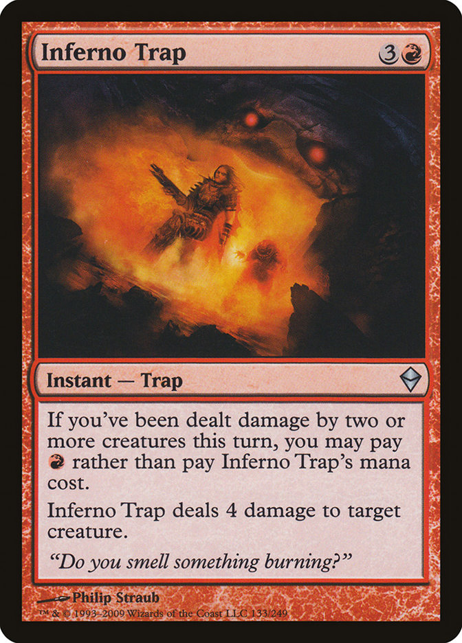 Inferno Trap [Zendikar] | Grognard Games