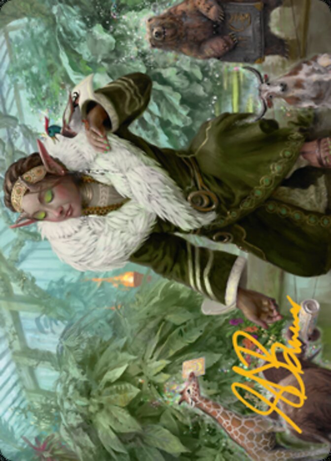 Rumor Gatherer Art Card (Gold-Stamped Signature) [Streets of New Capenna Art Series] | Grognard Games