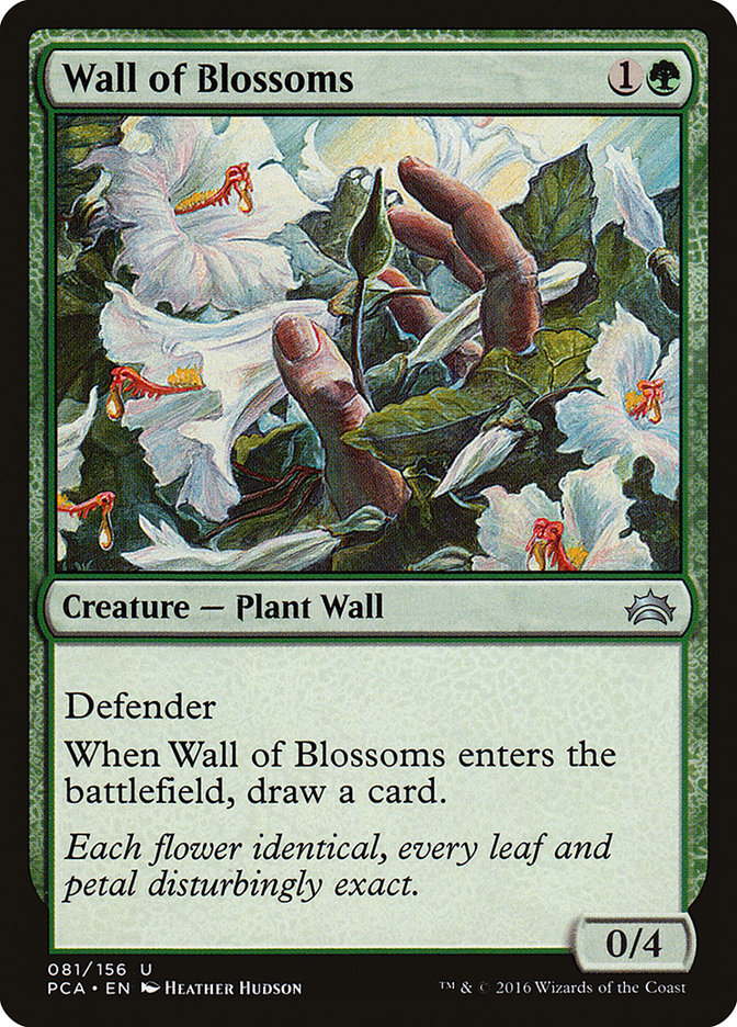 Wall of Blossoms [Planechase Anthology] | Grognard Games