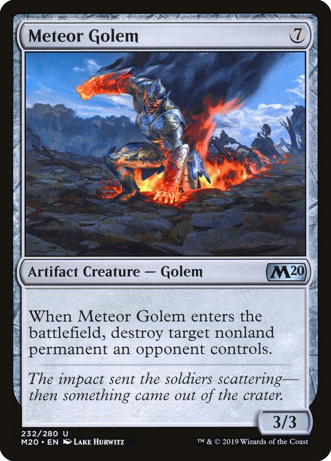 Meteor Golem [Core Set 2020] | Grognard Games