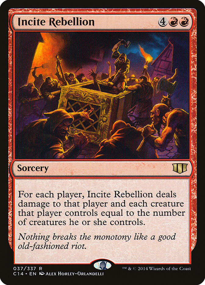 Incite Rebellion [Commander 2014] | Grognard Games