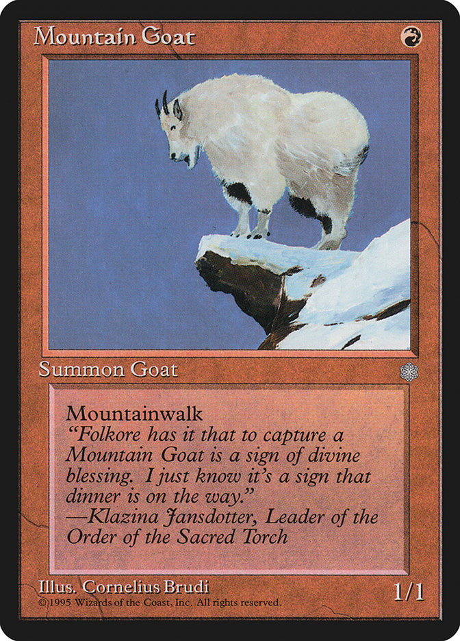 Mountain Goat [Ice Age] | Grognard Games