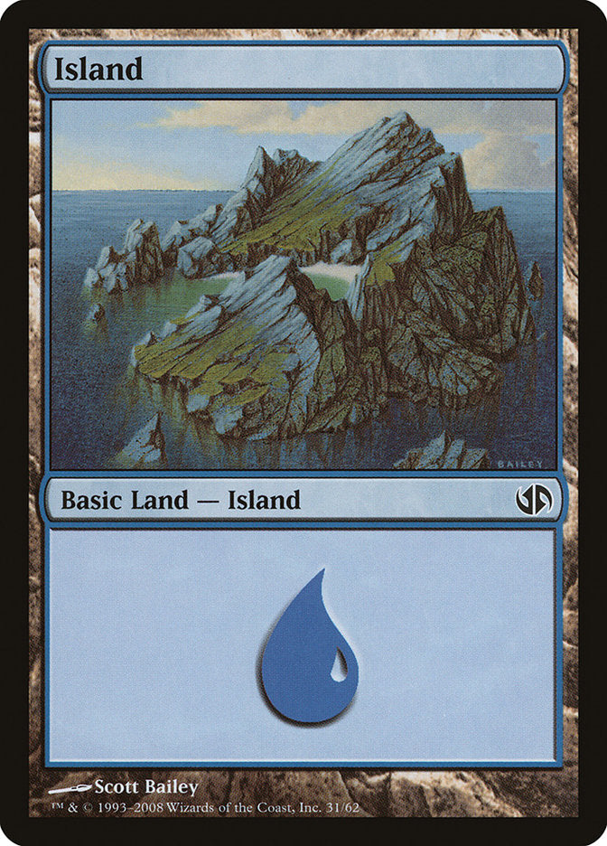 Island (31) [Duel Decks: Jace vs. Chandra] | Grognard Games