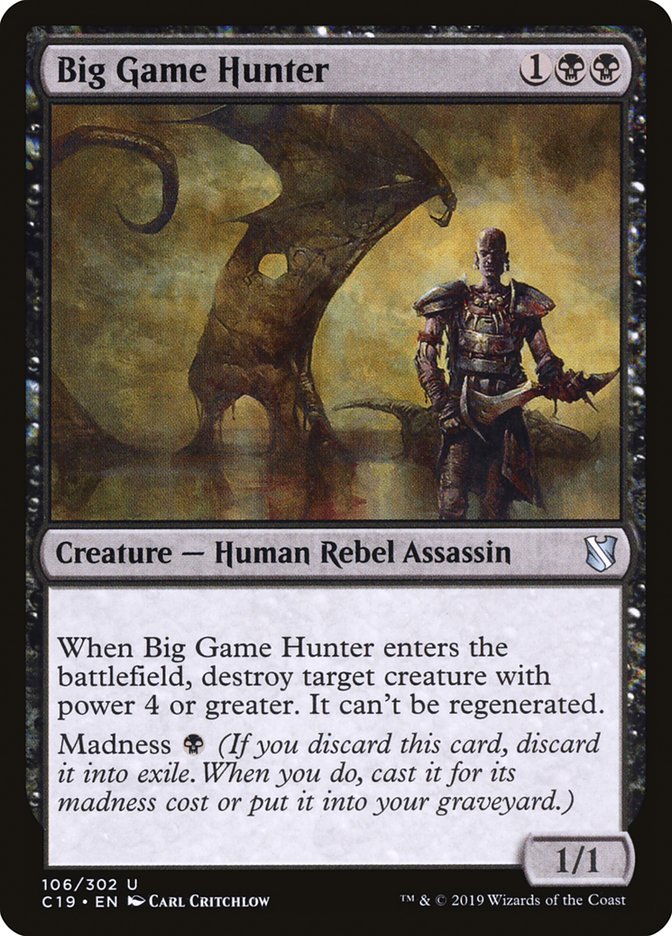 Big Game Hunter [Commander 2019] | Grognard Games