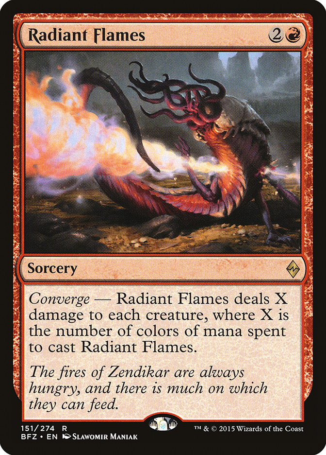 Radiant Flames [Battle for Zendikar] | Grognard Games