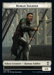 Eldrazi // Human Soldier Double-sided Token [Streets of New Capenna Commander Tokens] | Grognard Games