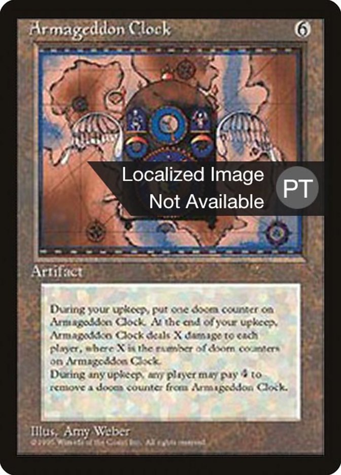 Armageddon Clock [Fourth Edition (Foreign Black Border)] | Grognard Games