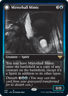 Mirrorhall Mimic // Ghastly Mimicry [Innistrad: Double Feature] | Grognard Games