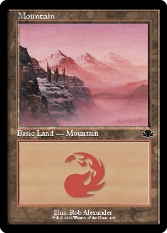 Mountain (408) (Retro) [Dominaria Remastered] | Grognard Games