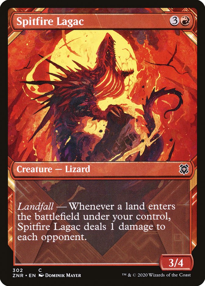 Spitfire Lagac (Showcase) [Zendikar Rising] | Grognard Games