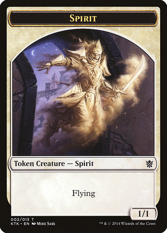 Spirit [Khans of Tarkir Tokens] | Grognard Games