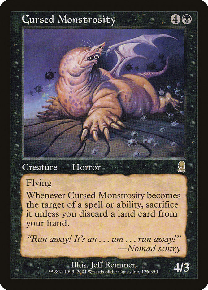 Cursed Monstrosity [Odyssey] | Grognard Games
