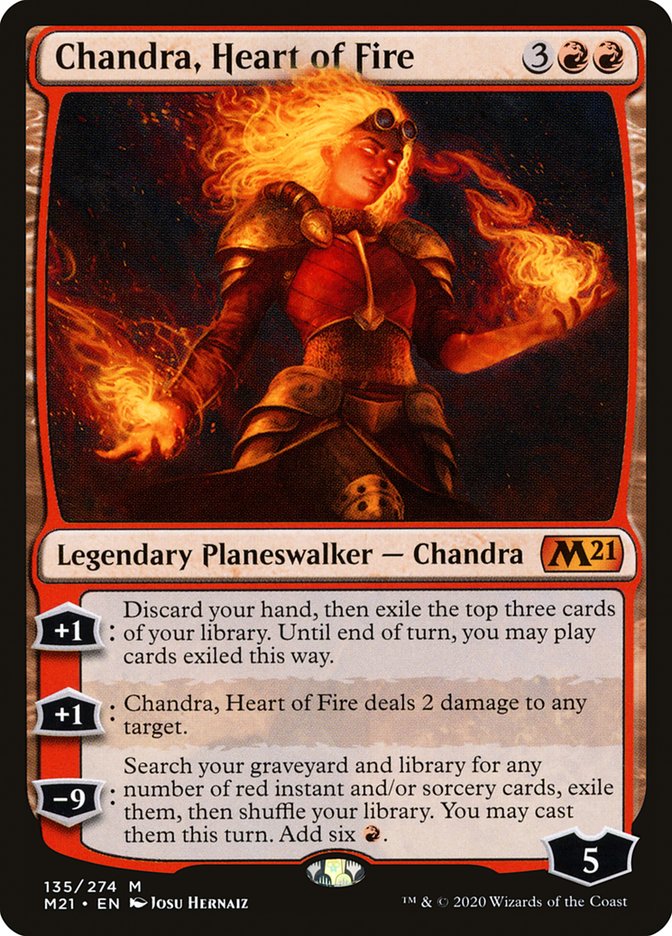 Chandra, Heart of Fire [Core Set 2021] | Grognard Games