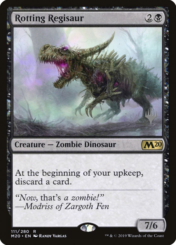 Rotting Regisaur (Promo Pack) [Core Set 2020 Promos] | Grognard Games