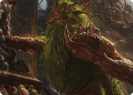 Treebeard, Gracious Host Art Card [The Lord of the Rings: Tales of Middle-earth Art Series] | Grognard Games