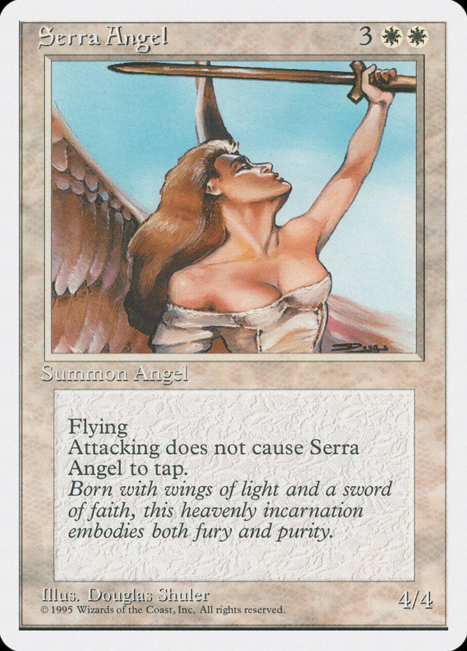 Serra Angel [Fourth Edition] | Grognard Games