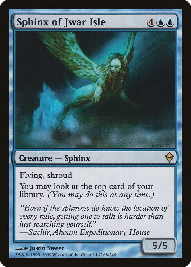 Sphinx of Jwar Isle [Zendikar] | Grognard Games